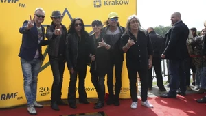 Scorpions odsłonili swoją gwiazdę w Alei Gwiazd w Krakowie