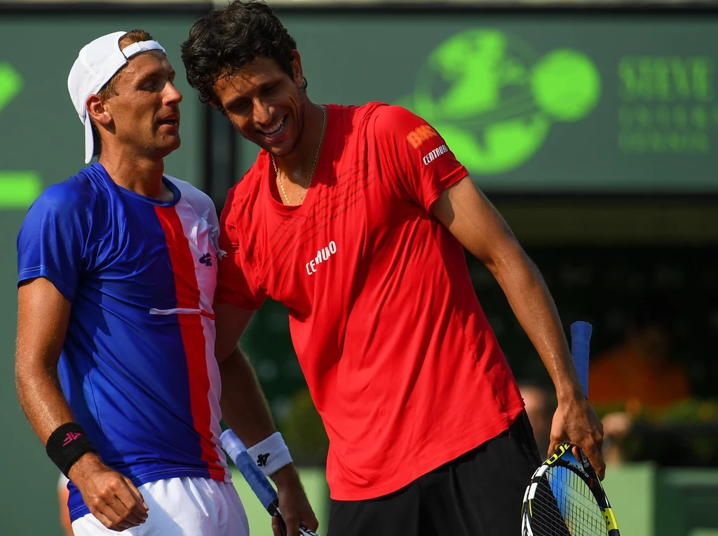 Łukasz Kubot (z lewej) i Marcelo Melo