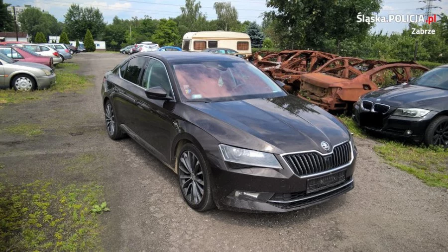 Odzyskana Skoda Superb