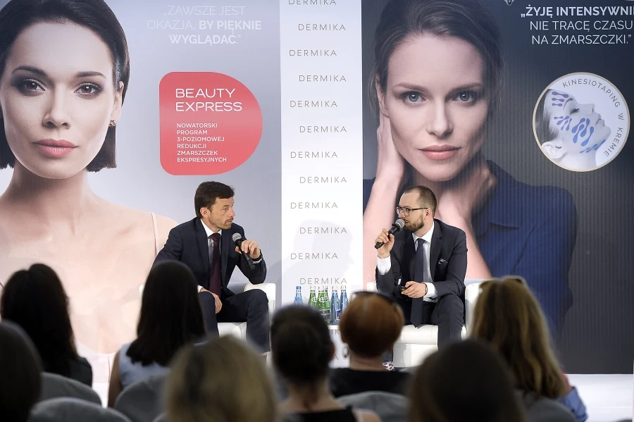 Konferencja prasowa marki Dermika. Konferencja prasowa marki Dermika.