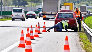 Awaria na autostradzie