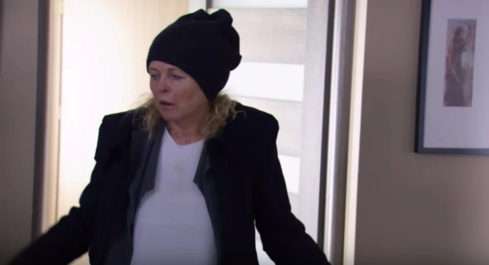 Katarzyna Walter w roli Agnieszki w "Na Wspólnej"