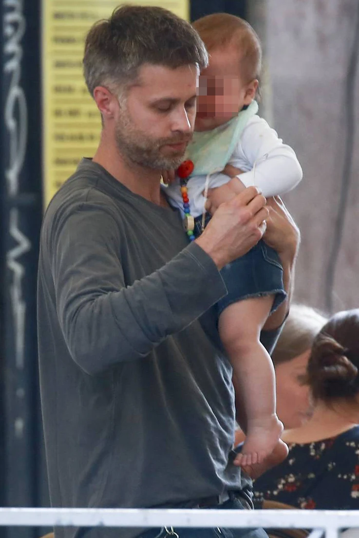 Maciej Zakościelny z synem