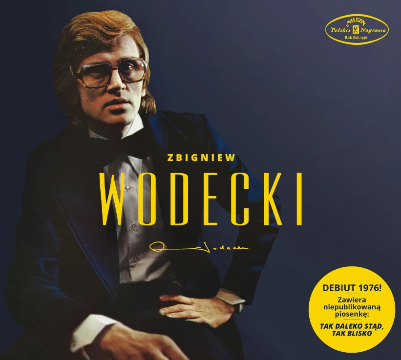 Zbigniew Wodecki na okładce swojej debiutanckiej płyty