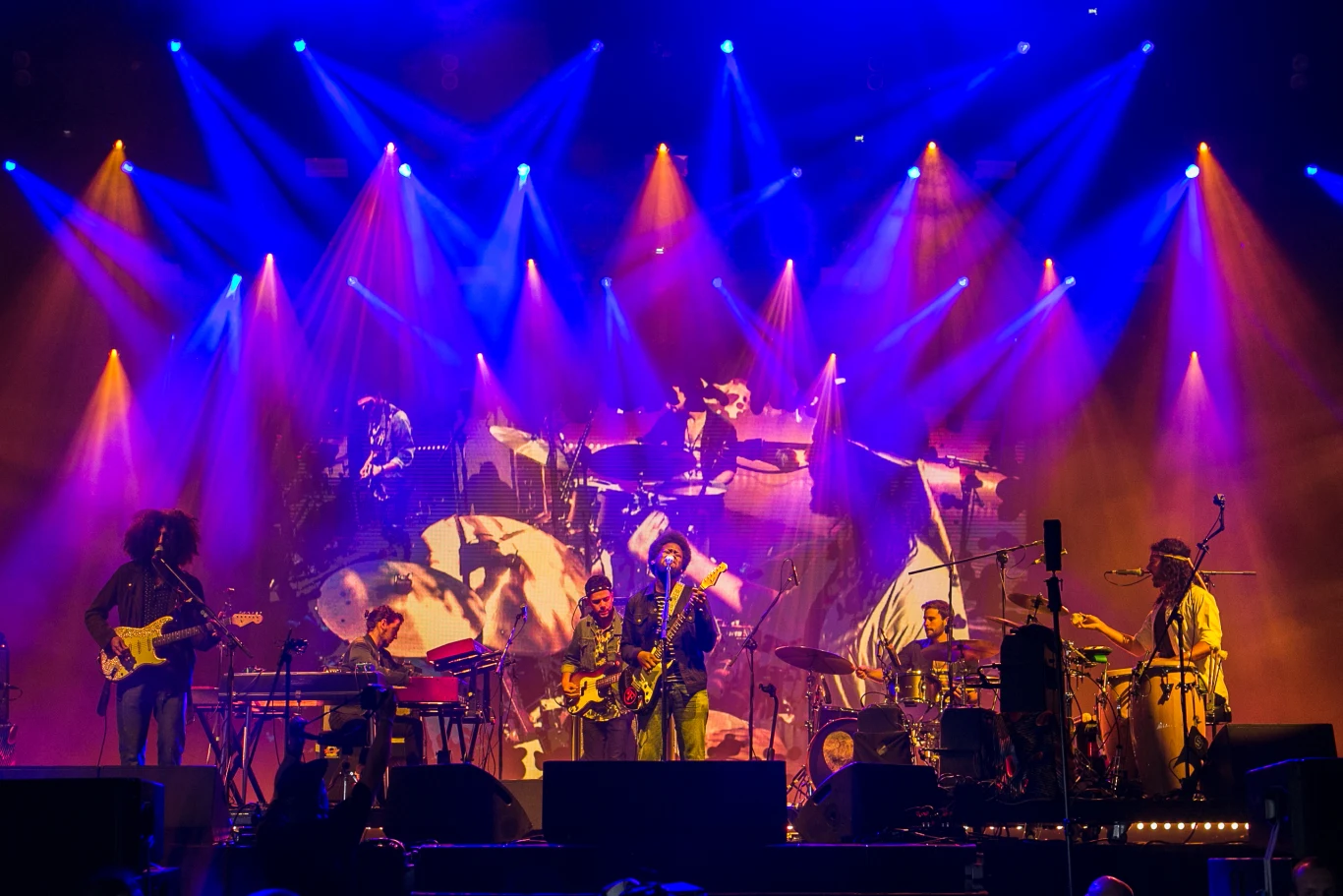 Michael Kiwanuka z zespołem Michael Kiwanuka z zespołem