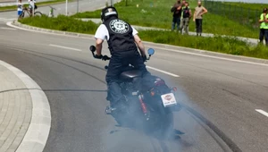 Rekord świata w paleniu gumy podczas jazdy motocyklem