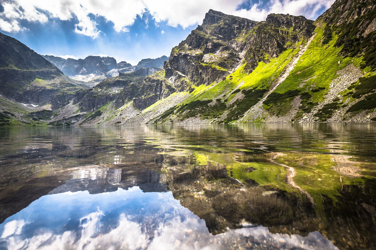 Czarny Staw Gąsienicowy to jest jednym z najgłębszych jezior w Tatrach