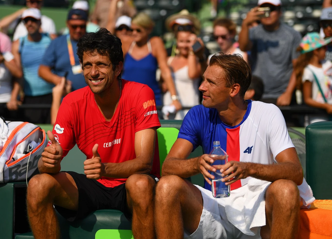 Łukasz Kubot (z prawej) i Marcelo Melo Łukasz Kubot (z prawej) i Marcelo Melo