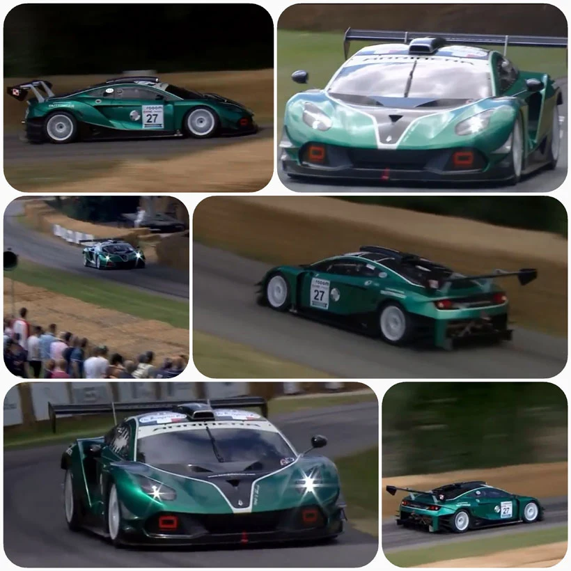 Dzisiaj wyścigowa odmiana arrinerery pojawiła się na Goodwood Festival of Speed