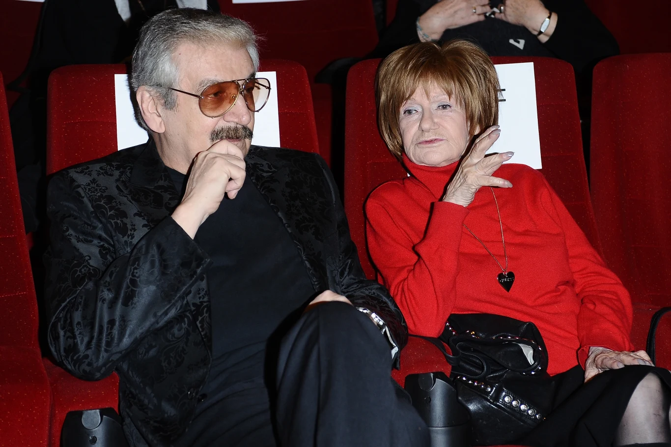 Wojciech Karolak i Maria Czubaszek