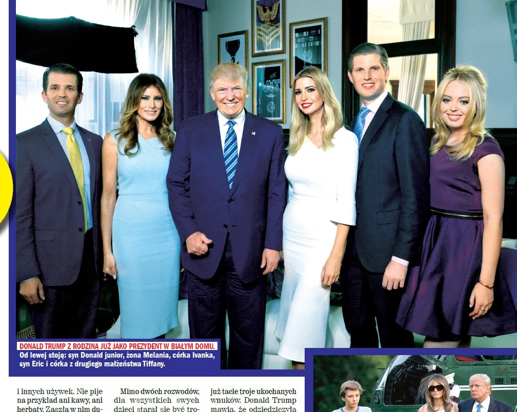 O Donaldzie Trumpie pisze tygodnik "Rewia"