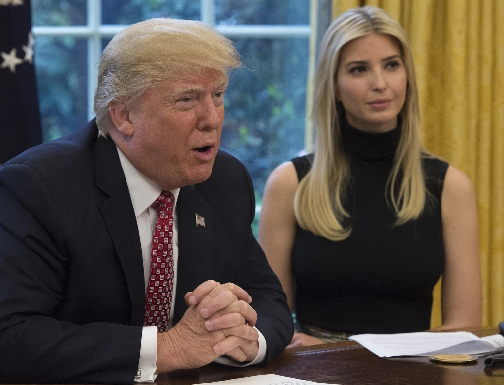 Donald Trump z córką Ivanką