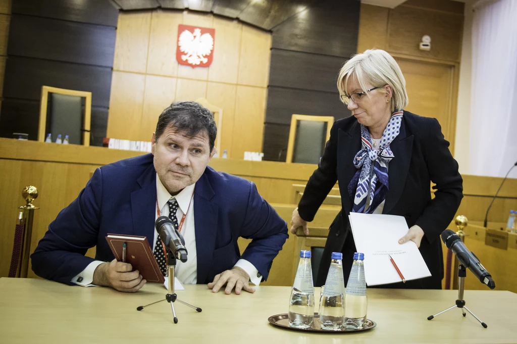 Mariusz Muszyński i prezes TK Julia Przyłębska