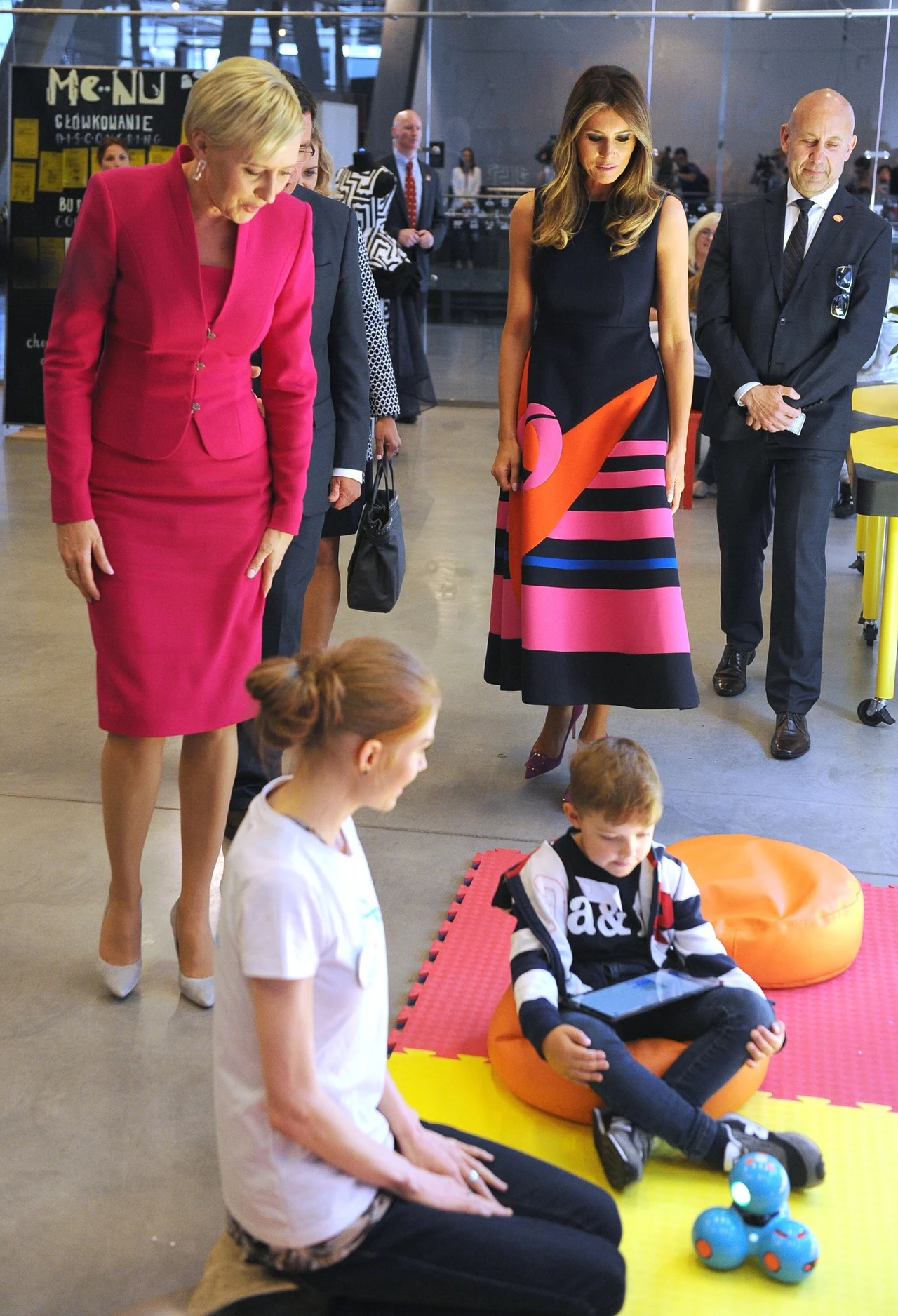 Melania Trump i Agata Duda z wizytą w Centrum Nauki Kopernik Melania Trump i Agata Duda z wizytą w Centrum Nauki Kopernik