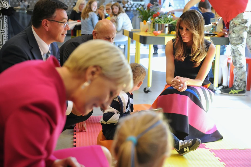 Melania Trump i Agata Duda z wizytą w Centrum Nauki Kopernik Melania Trump i Agata Duda z wizytą w Centrum Nauki Kopernik