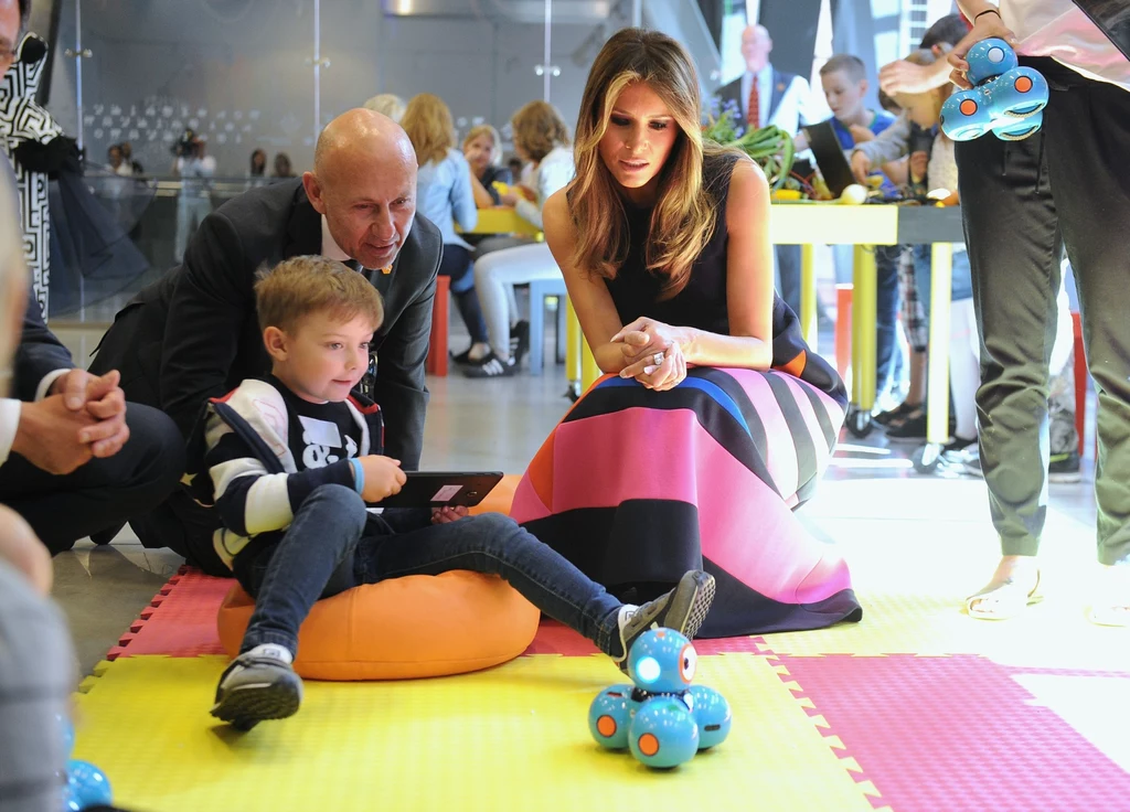 Melania Trump i Agata Duda z wizytą w Centrum Nauki Kopernik Melania Trump i Agata Duda z wizytą w Centrum Nauki Kopernik