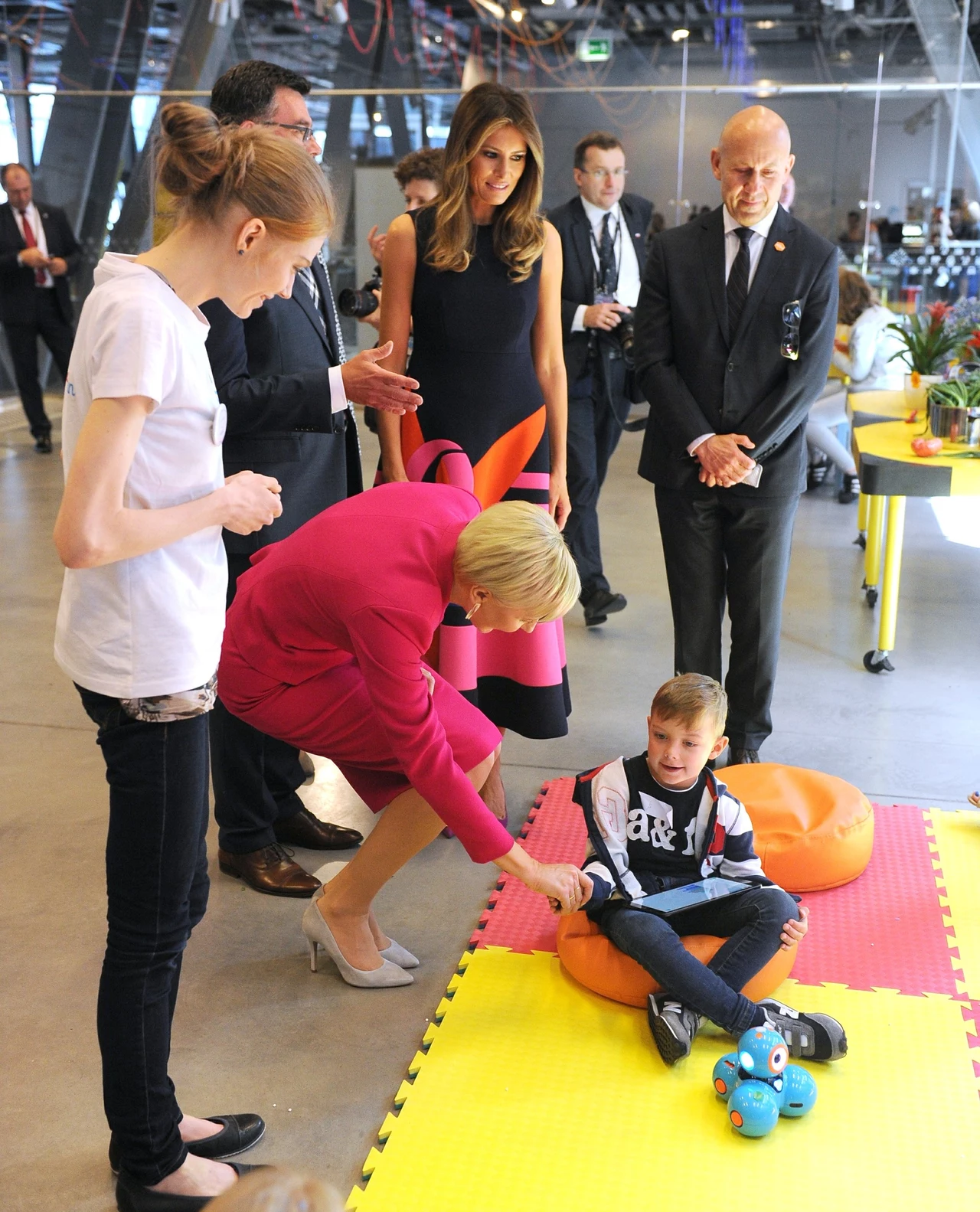 Melania Trump i Agata Duda z wizytą w Centrum Nauki Kopernik Melania Trump i Agata Duda z wizytą w Centrum Nauki Kopernik