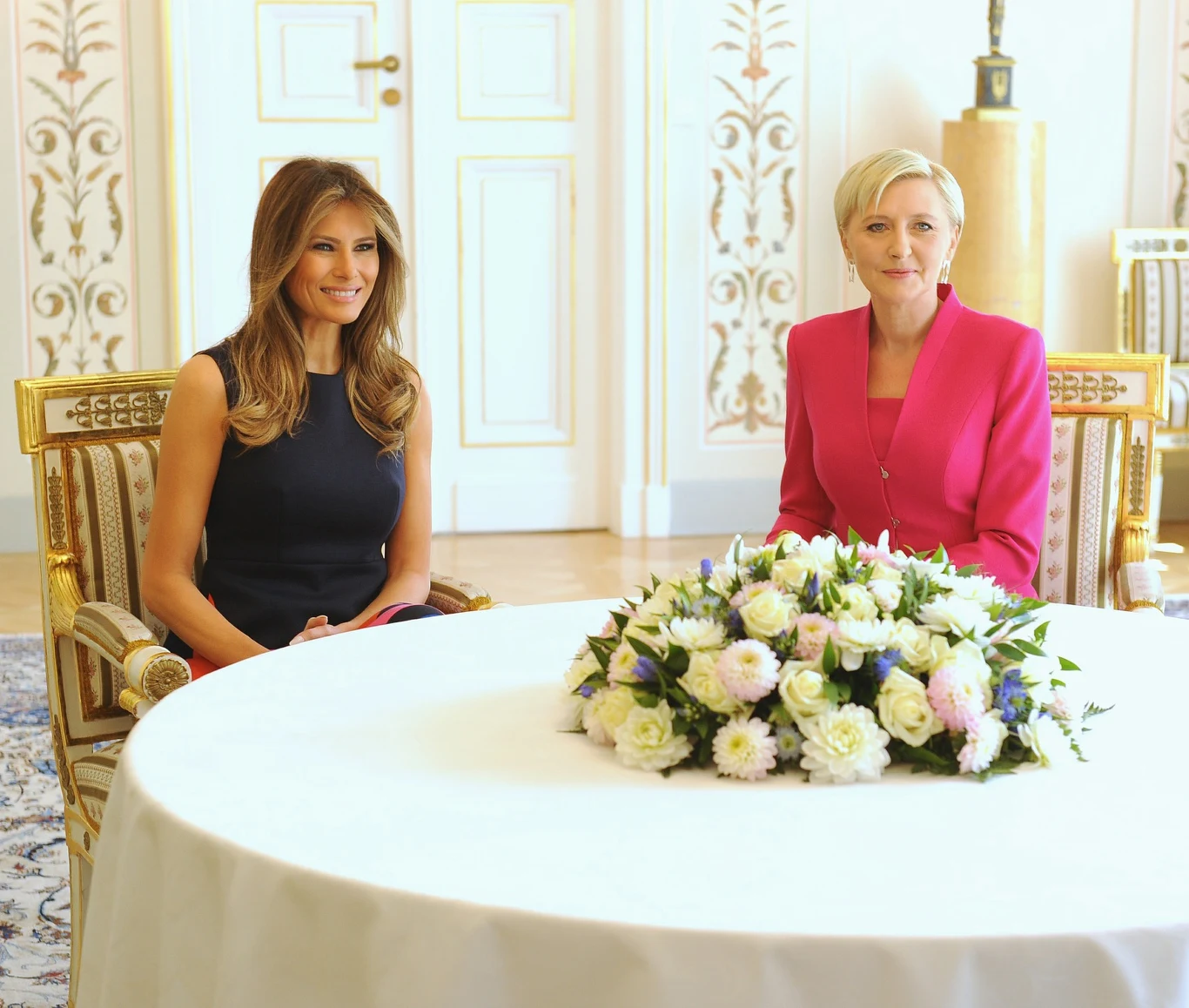 Melania Trump i Agata Duda Melania Trump i Agata Duda