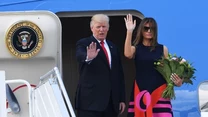 Donald i Melania Trump wylatują z Polski