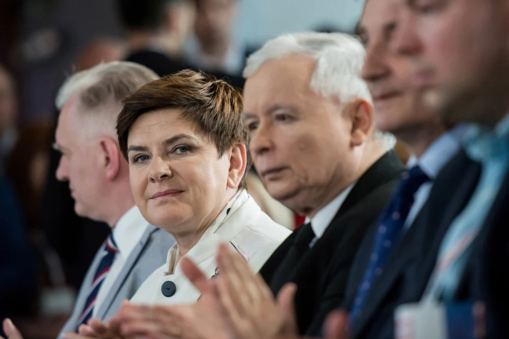 Premier Szydło i Jarosław Kaczyński Premier Szydło i Jarosław Kaczyński