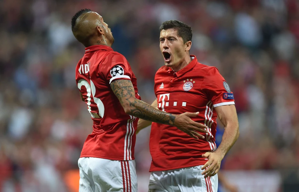 Arturo Vidal i Robert Lewandowski Arturo Vidal i Robert Lewandowski