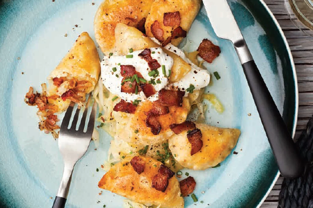 Pierogi z kiszoną kapustą Pierogi z kiszoną kapustą