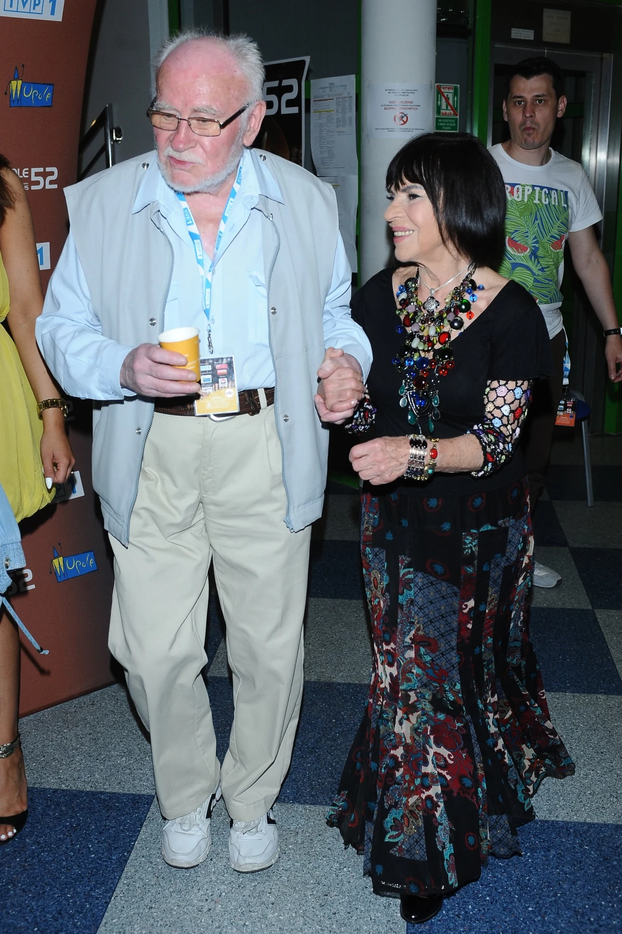 Sława Przybylska z mężem, pisarzem Janem Krzyżanowskim Sława Przybylska z mężem, pisarzem Janem Krzyżanowskim