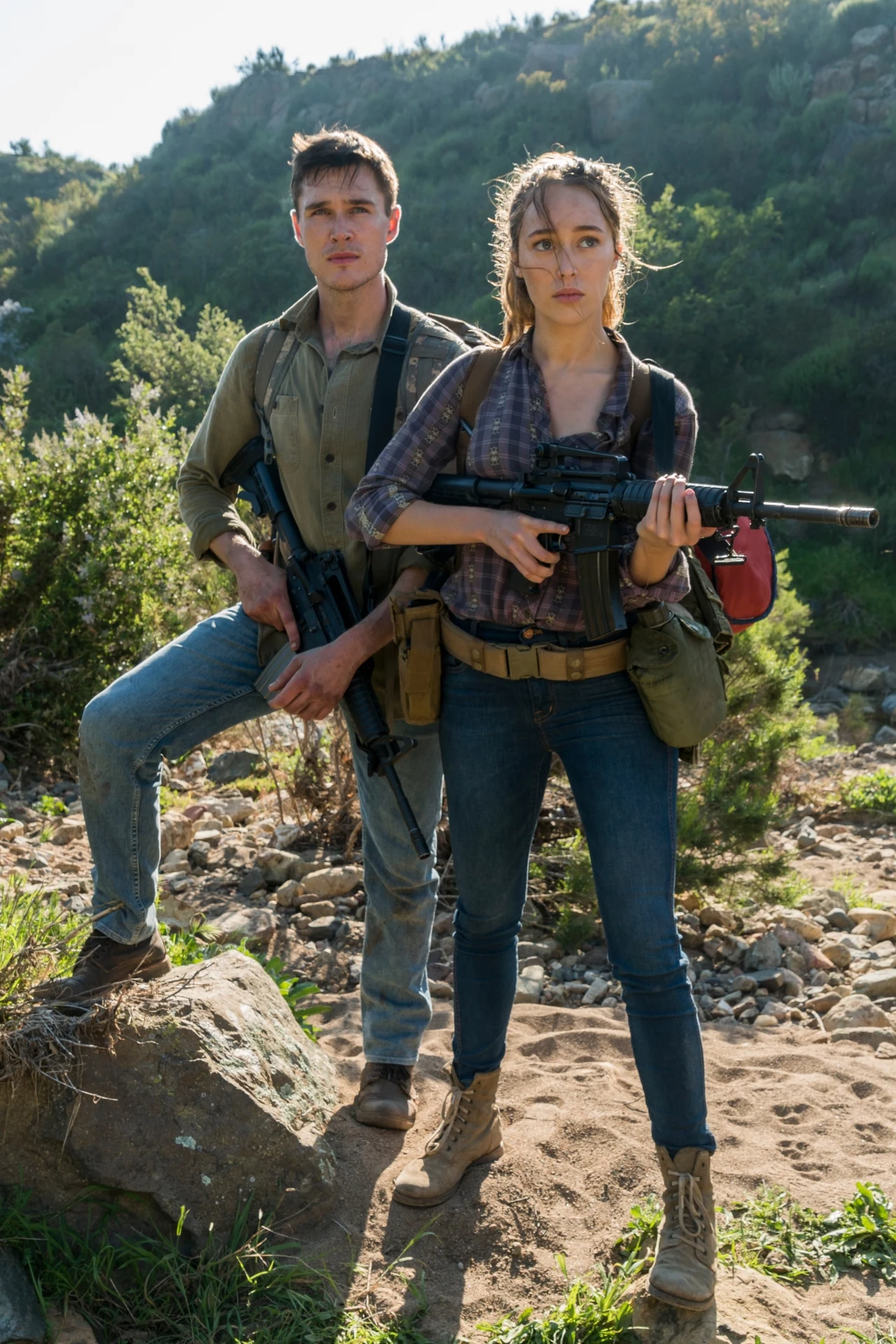 "Fear the Walking Dead": Jake (Sam Underwood), Alicia (Alycia Debnam-Carey) "Fear the Walking Dead": Jake (Sam Underwood), Alicia (Alycia Debnam-Carey)