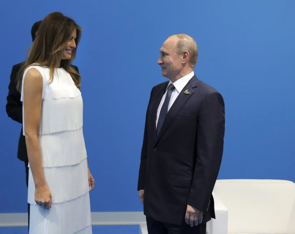Melania Trump miała okazję poznać wielu światowych przywódców, w tym Putina Melania Trump miała okazję poznać wielu światowych przywódców, w tym Putina