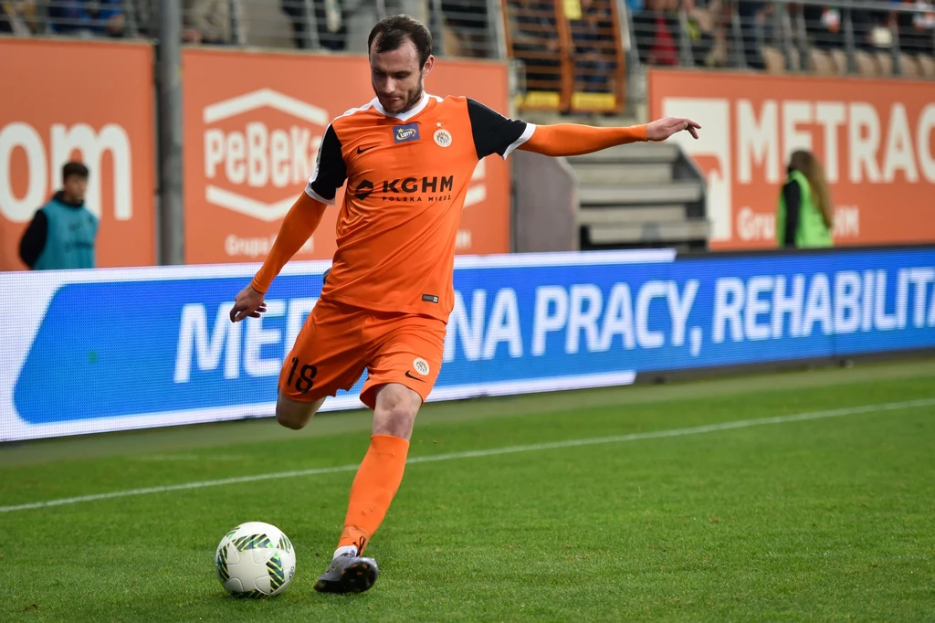 Filip Starzyński strzelił gola dla "Miedziowych" Filip Starzyński strzelił gola dla "Miedziowych"