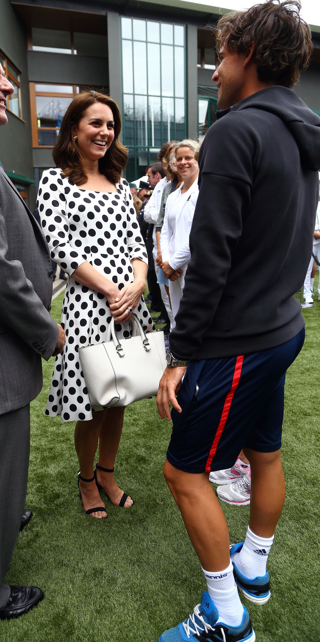 Księżna Kate i Dominic Thiem ucięli sobie pogawędkę