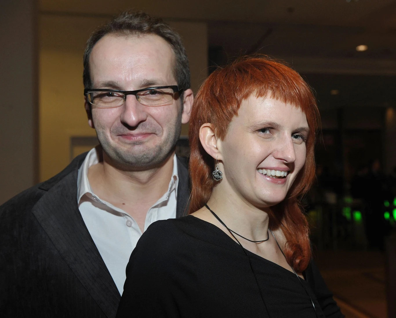 Robert Górski z partnerką na gali Gentleman Roku Robert Górski z partnerką na gali Gentleman Roku