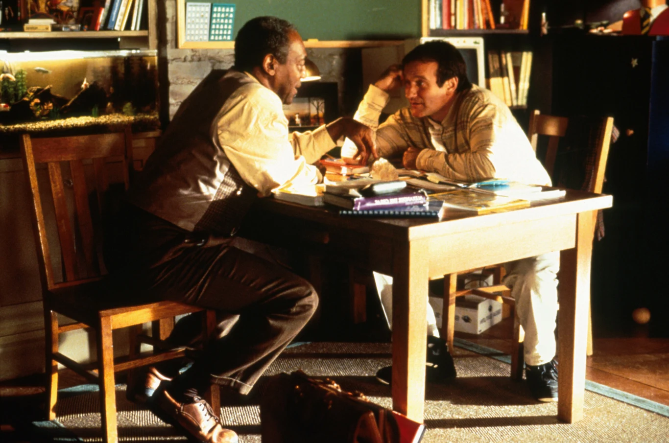 Ostatnią filmową rolą Cosby'ego był występ u boku Robina Williamsa w "Jacku" (1996) Francisa Forda Coppoli. Zagrał prywatnego nauczyciela tytułowego bohatera - dziesięciolatka w ciele czterdziestoletniego mężczyzny. 
Po latach Cosby postanowił znów spróbować swoich sił w kinie, ale już w innej roli. Był współscenarzystą i jednym z producentów "Grubego Alberta" (2004) wyreżyserowanego przez Joela Zwicka. Historia w tym wypadku zatoczyła koło, bo w tytułowego bohatera aktor sam wcielał się w telewizyjnym serialu powstającym na przełomie lat 1972-84.