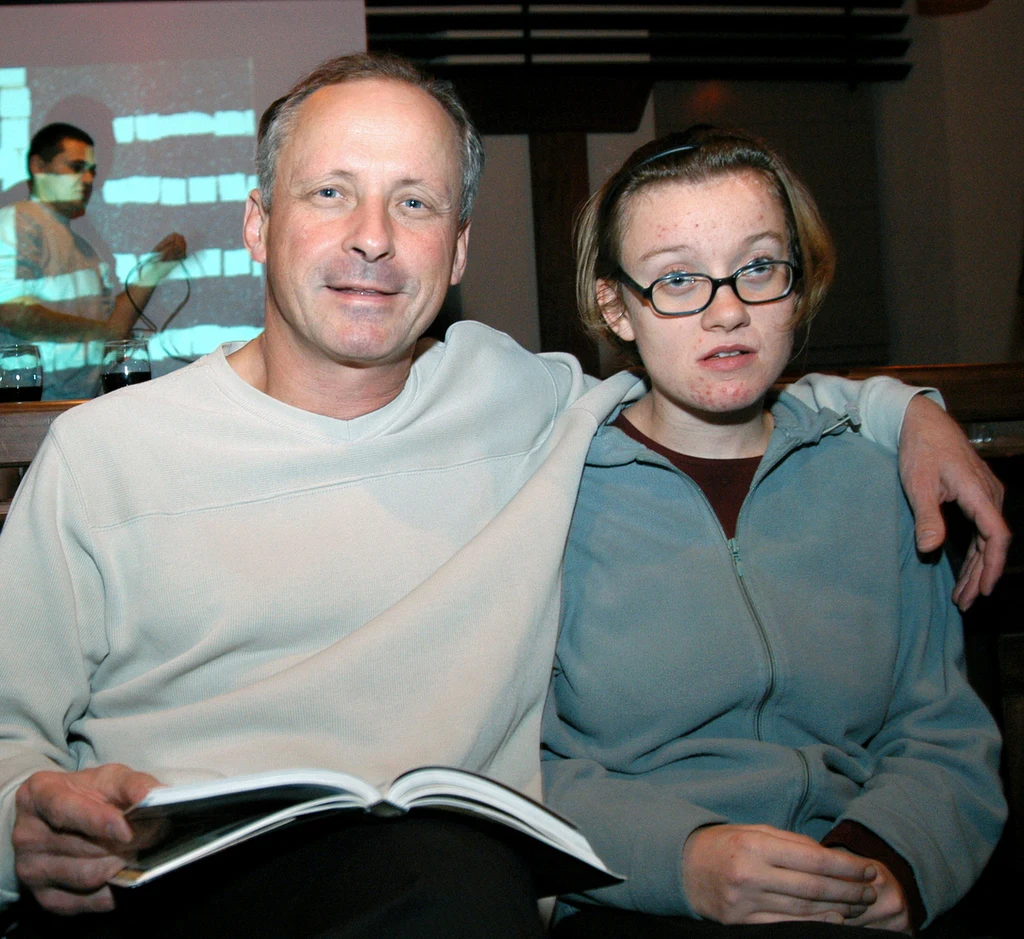 Paweł Wawrzecki zadbał o to, by Ania miała zapewnioną należytą opiekę, gdy on jest w USA. Zdjęcie z 2004 r.