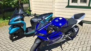 Z lewej Yamaha Tricity z prawej Yamaha YZF-R125?