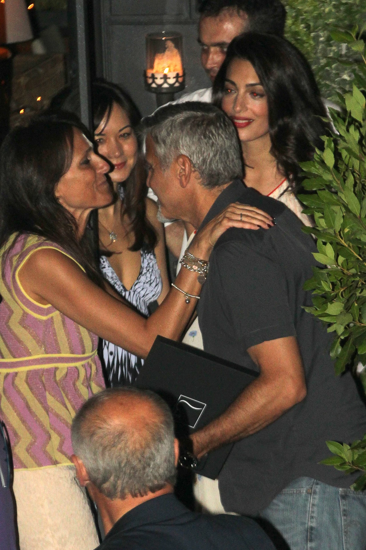George Clooney z żoną Amal George Clooney z żoną Amal