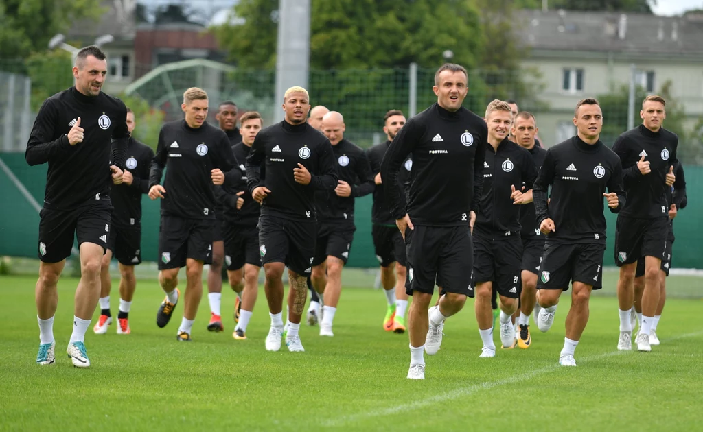 Trening legionistów przed meczem z Górnikiem Zabrze Trening legionistów przed meczem z Górnikiem Zabrze