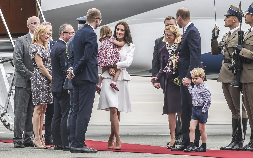 Księżna Kate i książę William wraz z dziećmi są już w Polsce