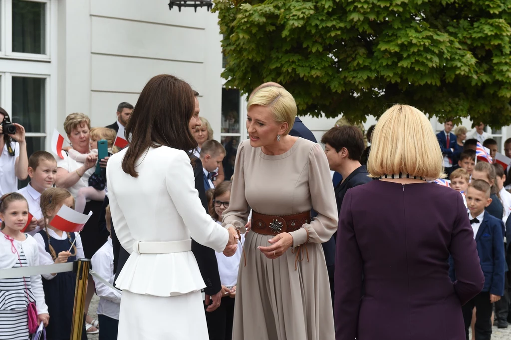 Księżna Kate i Agata Duda