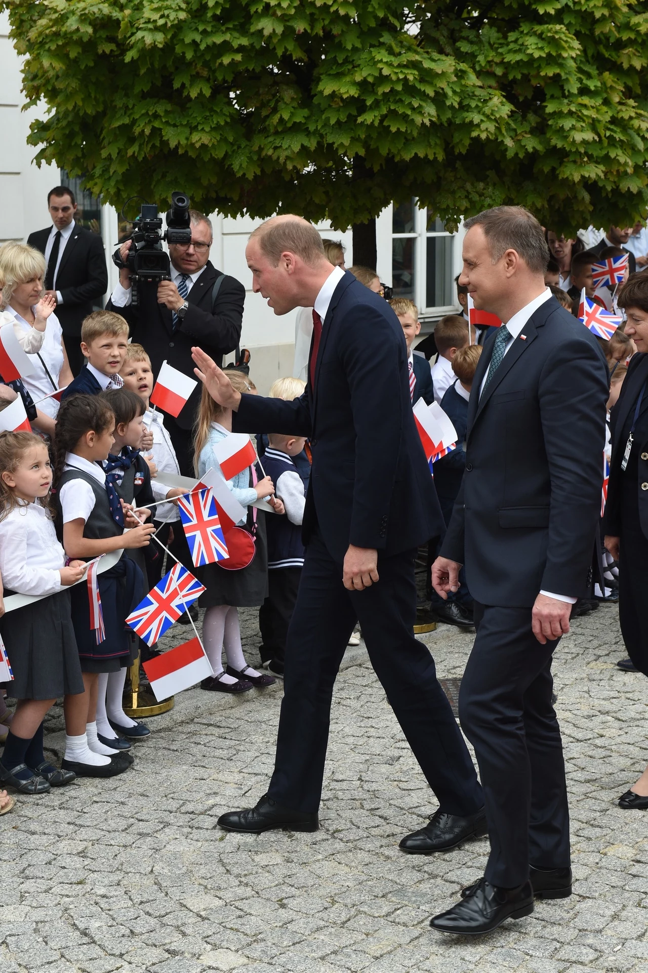 Andrzej Duda i książę William