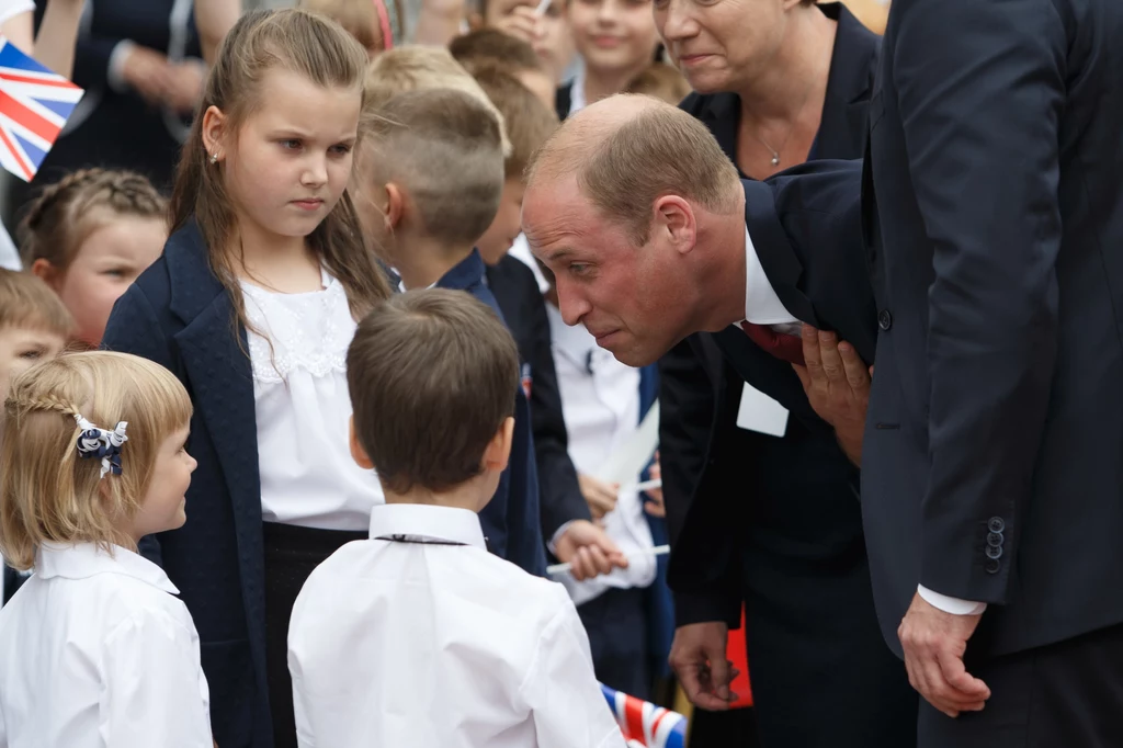 Książę William z mieszkańcami na Krakowskim Przedmieściu