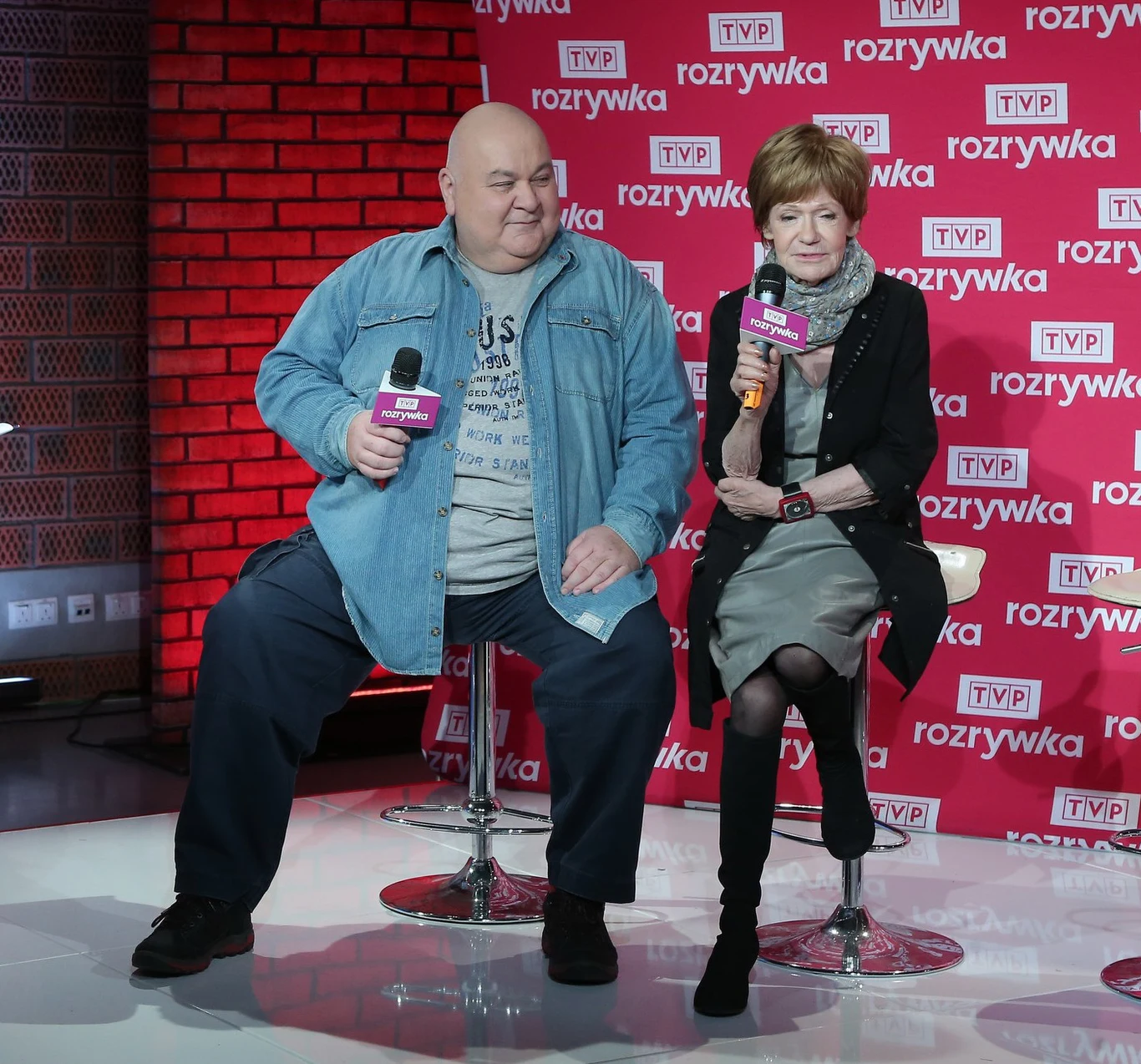 Rudi Schuberth z Marią Czubaszek (2015 r.) Rudi Schuberth z Marią Czubaszek (2015 r.)