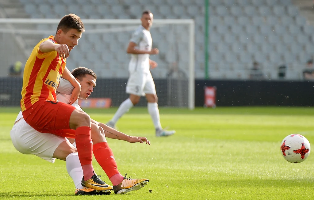 Korona Kielce - Zagłębie Lubin 0-1 w meczu 1. kolejki Ekstraklasy Korona Kielce - Zagłębie Lubin 0-1 w meczu 1. kolejki Ekstraklasy