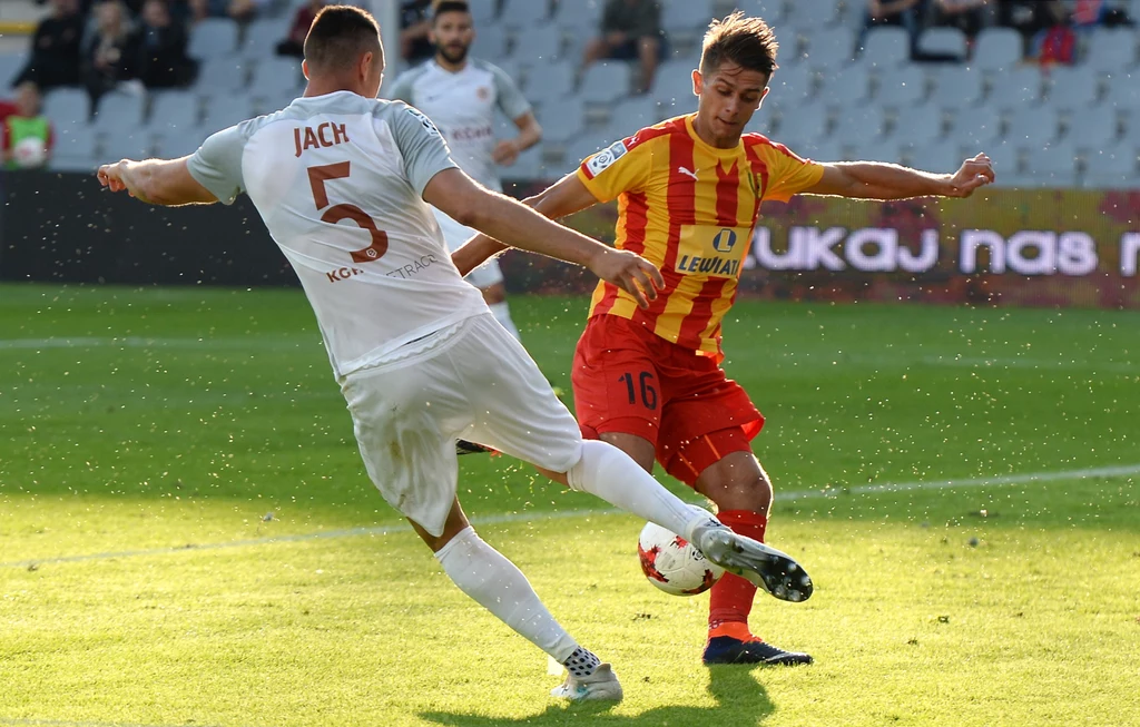 Korona Kielce - Zagłębie Lubin 0-1 w meczu 1. kolejki Ekstraklasy Korona Kielce - Zagłębie Lubin 0-1 w meczu 1. kolejki Ekstraklasy