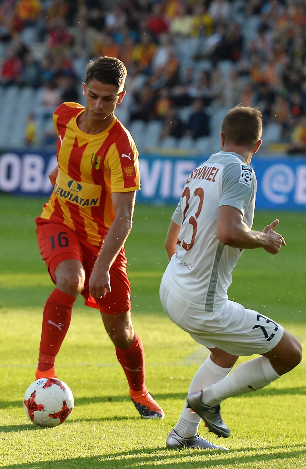 Korona Kielce - Zagłębie Lubin 0-1 w meczu 1. kolejki Ekstraklasy Korona Kielce - Zagłębie Lubin 0-1 w meczu 1. kolejki Ekstraklasy