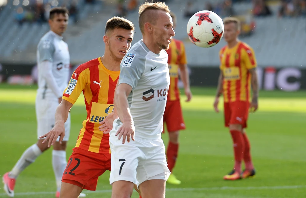 Korona Kielce - Zagłębie Lubin 0-1 w meczu 1. kolejki Ekstraklasy Korona Kielce - Zagłębie Lubin 0-1 w meczu 1. kolejki Ekstraklasy