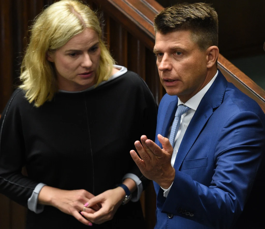 Joanna Schmidt i Ryszard Petru