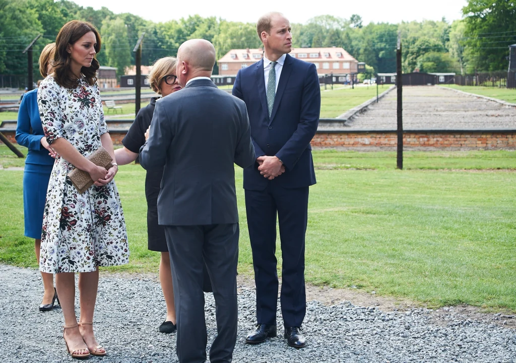 Para książęca Cambridge Kate i William w Stutthof Para książęca Cambridge Kate i William w Stutthof