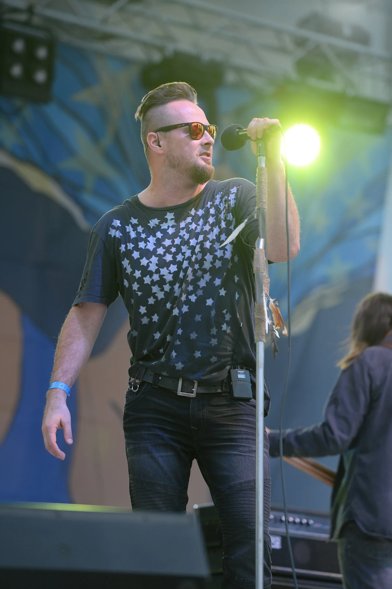 Małaszyński podczas jednego z koncertów