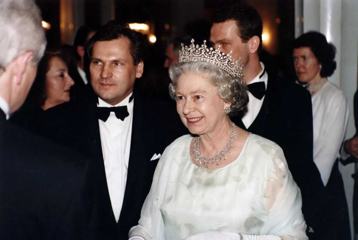 Aleksander Kwaśniewski z królową Elżbietą II Aleksander Kwaśniewski z królową Elżbietą II